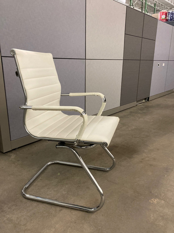 White Sled Chair