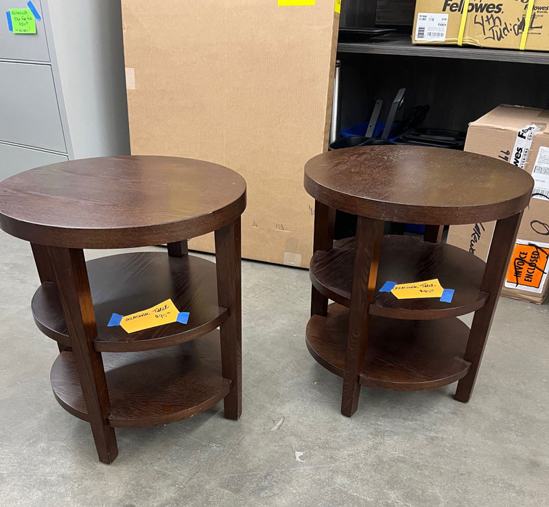 Office Star Tables 20” Dia. 22” H